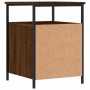 Oak brown engineered wood bedside table 44x45x60 cm by vidaXL, Nightstands - Ref: Foro24-826011, Price: 67,99 €, Discount: %