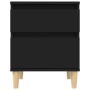 Mesita de noche negro 40x35x50 cm de vidaXL, Taquillas y armarios de almacenamiento - Ref: Foro24-821828, Precio: 43,99 €, De...