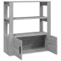 Aparador de madera contrachapada gris Sonoma 80x30x90 cm de vidaXL, Aparadores - Ref: Foro24-819466, Precio: 77,28 €, Descuen...