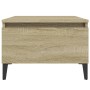 Sonoma oak plywood side table 50x46x35 cm by vidaXL, Side tables - Ref: Foro24-819522, Price: 43,99 €, Discount: %