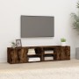 TV cabinet 2 units smoked oak plywood 80x31.5x36cm by vidaXL, TV Furniture - Ref: Foro24-819447, Price: 70,99 €, Discount: %