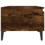 Smoked oak plywood side table 50x46x35 cm by vidaXL, Side tables - Ref: Foro24-819526, Price: 43,99 €, Discount: %