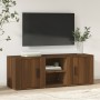 TV-Ständer Eiche braun Sperrholz 100x31,5x35 cm von vidaXL, TV-Möbel - Ref: Foro24-819435, Preis: 49,66 €, Rabatt: %