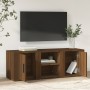 TV-Ständer Eiche braun Sperrholz 100x31,5x35 cm von vidaXL, TV-Möbel - Ref: Foro24-819435, Preis: 47,99 €, Rabatt: %