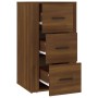 Oak brown plywood sideboard 40x33x70 cm by vidaXL, Sideboards - Ref: Foro24-819427, Price: 80,91 €, Discount: %