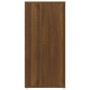 Aparador de madera contrachapada marrón roble 40x33x70 cm de vidaXL, Aparadores - Ref: Foro24-819427, Precio: 81,99 €, Descue...