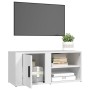 TV-Möbel 2 Stück Sperrholz weiß 80x31,5x36 cm von vidaXL, TV-Möbel - Ref: Foro24-819437, Preis: 84,35 €, Rabatt: %