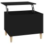 Black plywood coffee table 60x44.5x45 cm by vidaXL, Coffee table - Ref: Foro24-819565, Price: 67,51 €, Discount: %