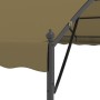 Cenador gris taupe 4x3x2,6 m 180 g/m² de vidaXL, Carpas y cenadores - Ref: Foro24-312217, Precio: 193,87 €, Descuento: %