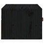 Mesita de noche de pared negro 40x29,5x22 cm de vidaXL, Taquillas y armarios de almacenamiento - Ref: Foro24-820994, Precio: ...