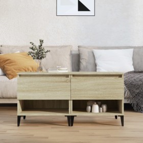 Side tables 2 pcs Sonoma oak wood 50x46x50 cm by vidaXL, Side tables - Ref: Foro24-819555, Price: 87,99 €, Discount: %