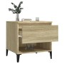 Mesas auxiliares 2 uds madera roble Sonoma 50x46x50 cm de vidaXL, Mesas auxiliares - Ref: Foro24-819555, Precio: 87,99 €, Des...