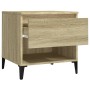 Side tables 2 pcs Sonoma oak wood 50x46x50 cm by vidaXL, Side tables - Ref: Foro24-819555, Price: 64,26 €, Discount: %