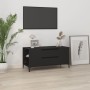 Black plywood TV cabinet 102x44.5x50 cm by vidaXL, TV Furniture - Ref: Foro24-819605, Price: 83,99 €, Discount: %