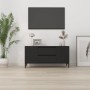 Black plywood TV cabinet 102x44.5x50 cm by vidaXL, TV Furniture - Ref: Foro24-819605, Price: 83,99 €, Discount: %