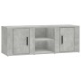 Concrete gray plywood TV cabinet 100x31.5x35 cm by vidaXL, TV Furniture - Ref: Foro24-819432, Price: 55,99 €, Discount: %