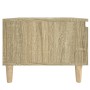 Mesa auxiliar madera contrachapada roble Sonoma 50x46x35 cm de vidaXL, Mesas auxiliares - Ref: Foro24-819506, Precio: 41,10 €...