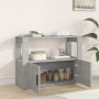 Plywood gray concrete sideboard 80x30x60 cm by vidaXL, Sideboards - Ref: Foro24-819456, Price: 52,99 €, Discount: %