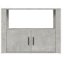 Plywood gray concrete sideboard 80x30x60 cm by vidaXL, Sideboards - Ref: Foro24-819456, Price: 52,99 €, Discount: %