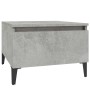 Mesa auxiliar de madera contrachapada gris hormigón 50x46x35 cm de vidaXL, Mesas auxiliares - Ref: Foro24-819524, Precio: 43,...