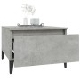 Mesa auxiliar de madera contrachapada gris hormigón 50x46x35 cm de vidaXL, Mesas auxiliares - Ref: Foro24-819524, Precio: 43,...