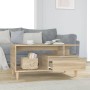 Oak Sonoma plywood coffee table 90x49x45 cm by vidaXL, Coffee table - Ref: Foro24-819615, Price: 76,99 €, Discount: %