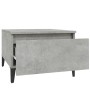 Mesa auxiliar de madera contrachapada gris hormigón 50x46x35 cm de vidaXL, Mesas auxiliares - Ref: Foro24-819524, Precio: 43,...