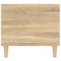 Oak Sonoma plywood coffee table 90x49x45 cm by vidaXL, Coffee table - Ref: Foro24-819615, Price: 76,99 €, Discount: %