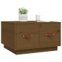 Mesa de centro madera maciza de pino marrón miel 60x53x35 cm de vidaXL, Mesas de centro - Ref: Foro24-820969, Precio: 69,71 €...