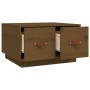 Mesa de centro madera maciza de pino marrón miel 60x53x35 cm de vidaXL, Mesas de centro - Ref: Foro24-820969, Precio: 69,71 €...