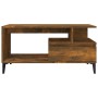 Smoked oak plywood coffee table 90x49x45 cm by vidaXL, Coffee table - Ref: Foro24-819625, Price: 69,99 €, Discount: %