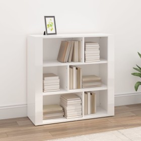 Aparador de madera contrachapada blanco brillante 80x30x80 cm de vidaXL, Aparadores - Ref: Foro24-819486, Precio: 77,96 €, De...