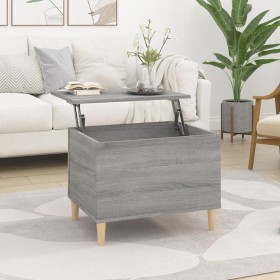 Mesa de centro madera contrachapada gris Sonoma 60x44,5x45 cm de vidaXL, Mesas de centro - Ref: Foro24-819570, Precio: 64,99 ...