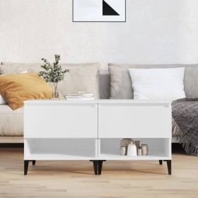 Bedside tables 2 pcs white plywood 50x46x50 cm by vidaXL, Side tables - Ref: Foro24-819549, Price: 73,99 €, Discount: %