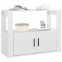 Aparador de madera contrachapada blanco brillante 80x30x60 cm de vidaXL, Aparadores - Ref: Foro24-819454, Precio: 73,64 €, De...