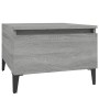 Mesas auxiliares 2 uds contrachapada gris Sonoma 50x46x35 cm de vidaXL, Mesas auxiliares - Ref: Foro24-819529, Precio: 78,99 ...