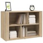 Sonoma oak plywood sideboard 80x30x54 cm by vidaXL, Sideboards - Ref: Foro24-819479, Price: 66,99 €, Discount: %