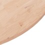 Round untreated oak wood table surface Ø90x1.5cm by vidaXL, Table tops - Ref: Foro24-342899, Price: 99,43 €, Discount: %