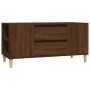 TV stand made of brown oak plywood, measuring 102x44.5x50 cm. by vidaXL, TV Furniture - Ref: Foro24-819603, Price: 91,69 €, D...