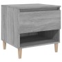 Mesita de noche madera contrachapada gris Sonoma 50x46x50 cm de vidaXL, Mesitas de noche - Ref: Foro24-819544, Precio: 49,22 ...