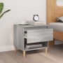 Sonoma gray plywood bedside table 50x46x50 cm by vidaXL, Nightstands - Ref: Foro24-819544, Price: 49,22 €, Discount: %