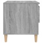 Mesita de noche madera contrachapada gris Sonoma 50x46x50 cm de vidaXL, Mesitas de noche - Ref: Foro24-819544, Precio: 49,22 ...