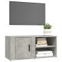 TV cabinet 2 units concrete gray plywood 80x31.5x36cm by vidaXL, TV Furniture - Ref: Foro24-819445, Price: 70,19 €, Discount: %