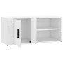 Mueble de TV madera contrachapada blanco brillo 80x31,5x36 cm de vidaXL, Muebles TV - Ref: Foro24-819440, Precio: 43,34 €, De...