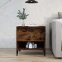 Side table made of smoked oak plywood, measuring 50x46x50 cm. by vidaXL, Side tables - Ref: Foro24-819558, Price: 51,99 €, Di...