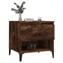 Side table made of smoked oak plywood, measuring 50x46x50 cm. by vidaXL, Side tables - Ref: Foro24-819558, Price: 51,29 €, Di...