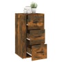 Smoked oak plywood sideboard 40x33x70 cm by vidaXL, Sideboards - Ref: Foro24-819425, Price: 78,47 €, Discount: %