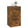 Smoked oak plywood sideboard 40x33x70 cm by vidaXL, Sideboards - Ref: Foro24-819425, Price: 78,47 €, Discount: %