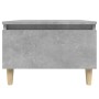 Mesa auxiliar de madera contrachapada gris hormigón 50x46x35 cm de vidaXL, Mesas auxiliares - Ref: Foro24-819508, Precio: 41,...