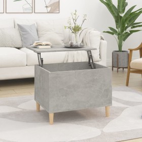 Concrete gray plywood coffee table 60x44.5x45 cm by vidaXL, Coffee table - Ref: Foro24-819568, Price: 71,27 €, Discount: %